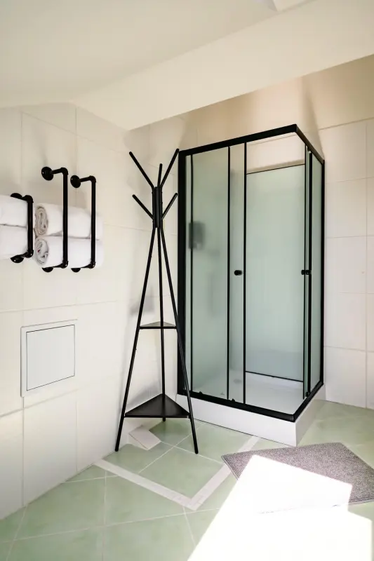 Izba Apartmán Kriváň Deluxe s wellness na izbe v PROAD PLUS s.r.o. – Kúpeľňa v Apartmáne Kriváň Deluxe